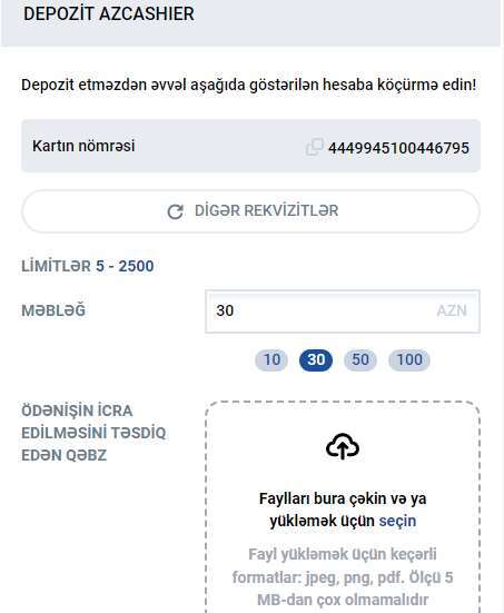 Mostbet hesabına depozit qoyma
